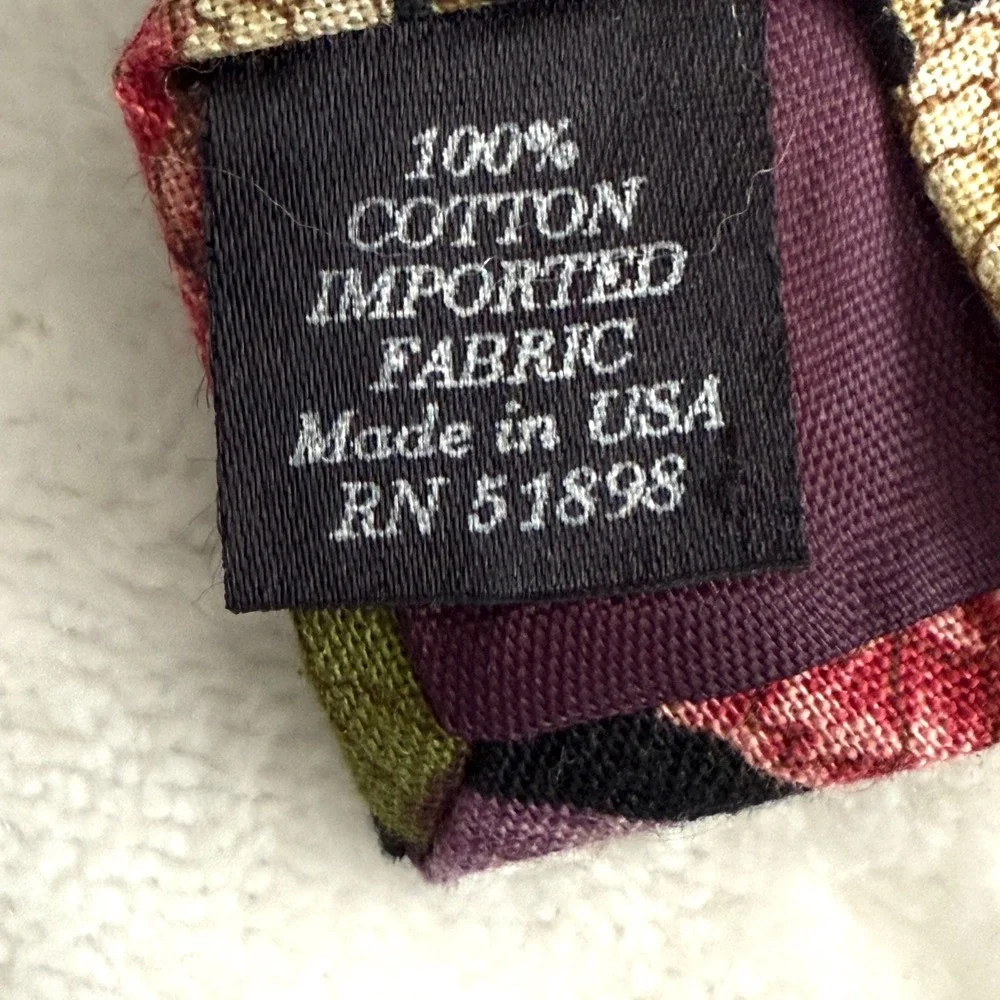 American Eagle Outfitters Mens Necktie 100% Cotton Retro Floral Traditional Work
